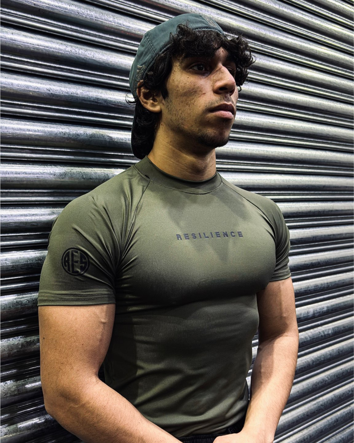 Dark olive Compression T-Shirt