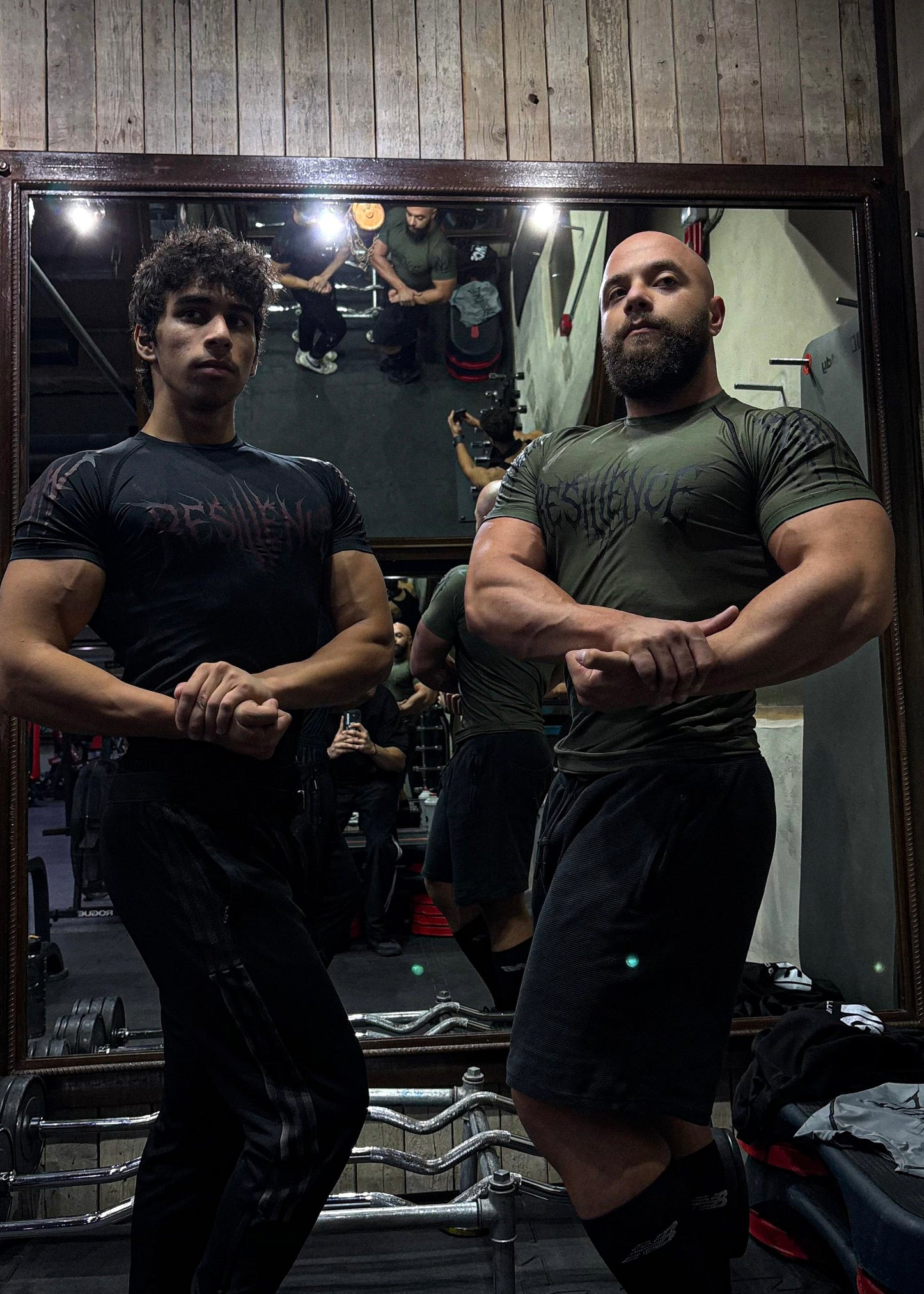 001 Dark Olive Compression T-Shirt