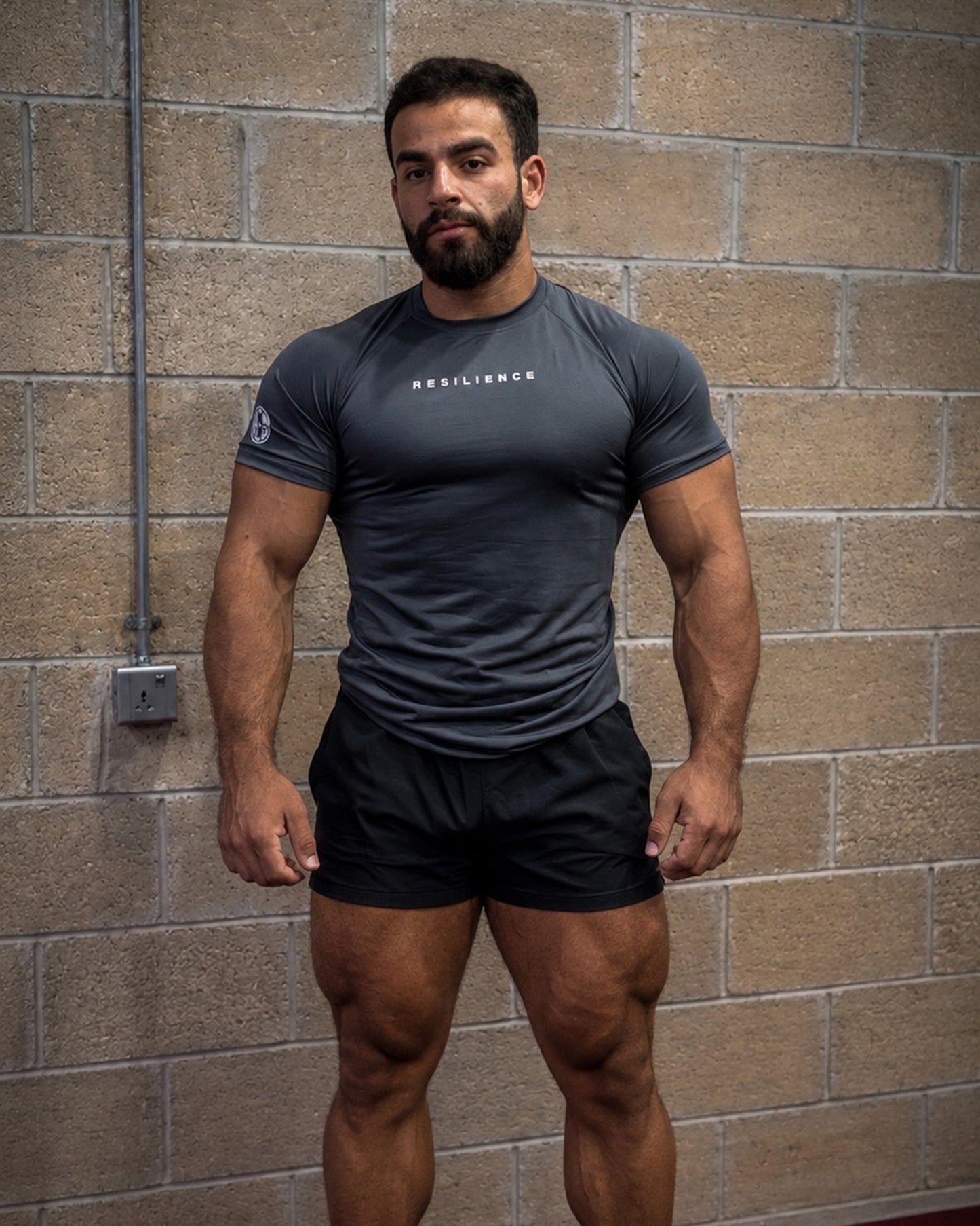 Dark Gray Compression T-Shirt